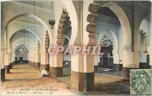 Cartes postales ALGER La Grande Mosquee