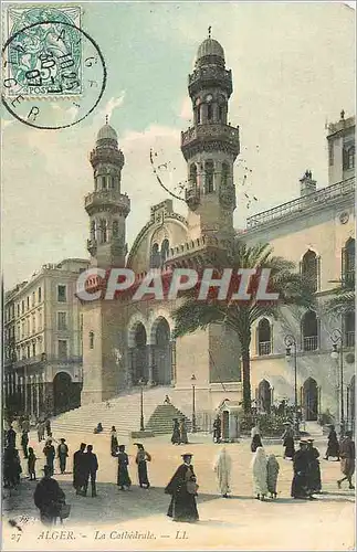 Cartes postales ALGER La Cathedrale