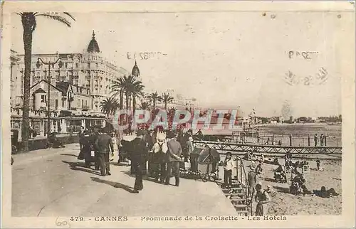 Ansichtskarte AK CANNES Promenade de la Croisette - Les Hotels