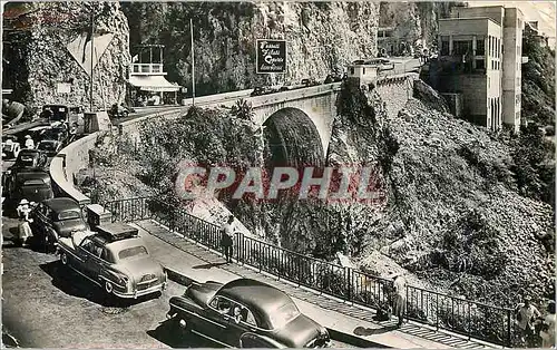 Moderne Karte MENTON  la frontiere Italienne Le Pont St Louis