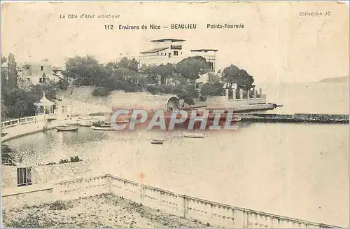 Cartes postales C�te d'Azur artique -BEAULIEU Pointe-Fourmie