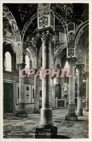 Cartes postales PALERMO CHIESA MARTORANA INTERNO