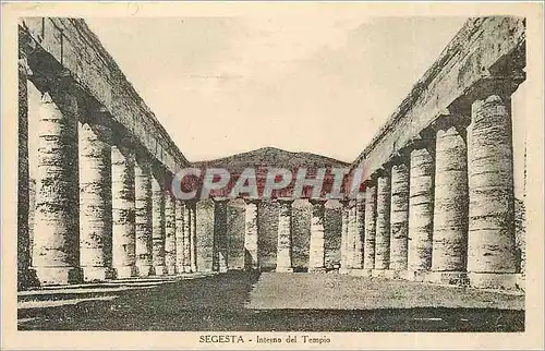 Cartes postales SEGESTA - Interno del Tempio