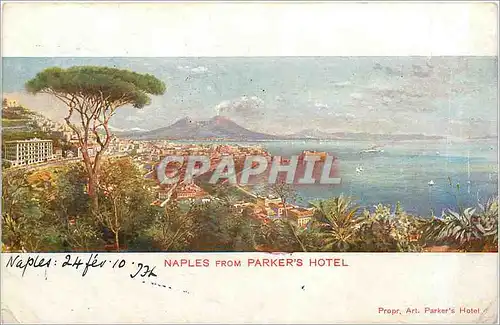 Cartes postales NAPLES From PARKER'S HOTEL