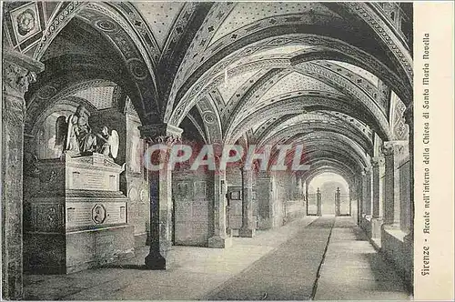 Cartes postales FIRENZE - Arcate nell'inferno della Chiesa di S. Maria Novella