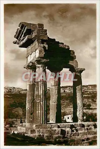 Ansichtskarte AK AGRIGENTO Temple of Castor and Pollux