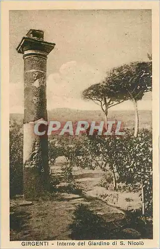 Cartes postales GIRGENTI