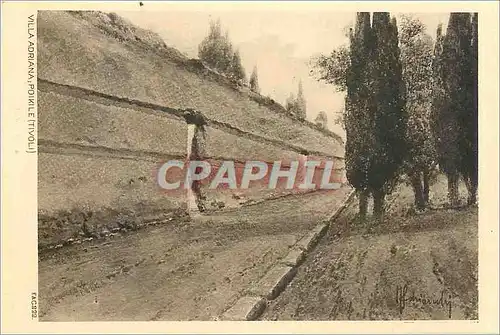 Cartes postales VILLA ADRIANA . VIALE DEI CIPRESSI(TIVOLI)