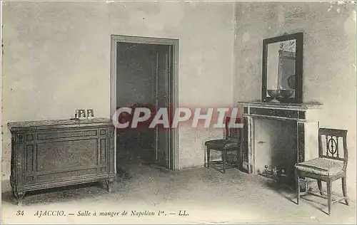 Cartes postales AJACCIO - Salle a manger de Napoleon 1er