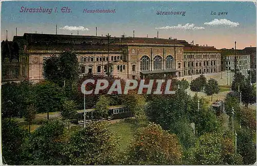 Cartes postales STRASBOURG La Gare