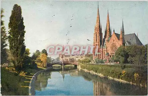 Cartes postales STRASBOURG Ev Garnisonskirche und Minster