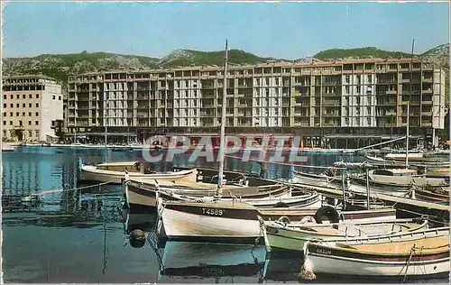 Moderne Karte TOULON Le Port et les Quais Bateaux