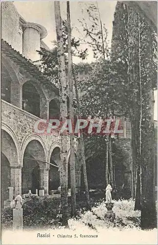 Cartes postales ASSISI - Chiostro  S. Francesco