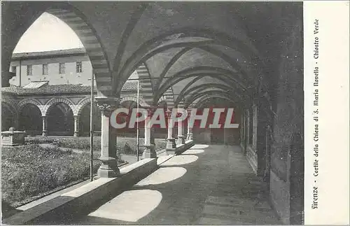 Ansichtskarte AK FIRENZE Cortile della Chiesa di S. Maria Novella