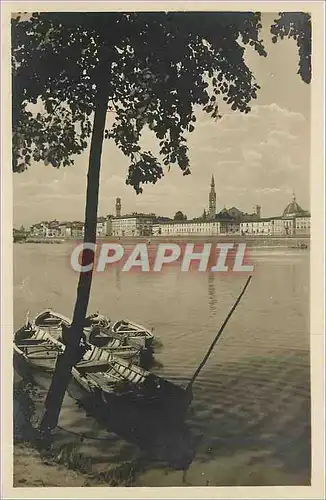 Cartes postales FIRENZE Veduta dell'Arno Bateau