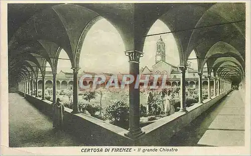 Cartes postales CERTOSA DI FIRENZE - II grande Chiostro