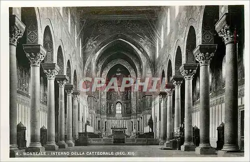 Cartes postales MONREALE - INTERNO DELLA CATTEDRALE