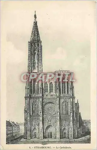 Cartes postales STRASBOURG - La Cathedrale