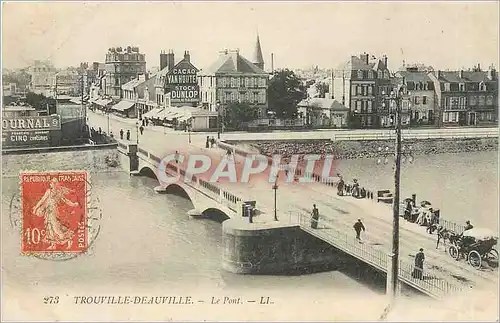 Cartes postales TROUVILLE-DEAUVILLE - Le Pont