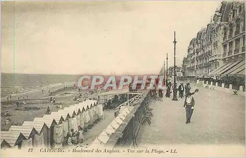 Cartes postales CABOURG - Boulevard des Anglais