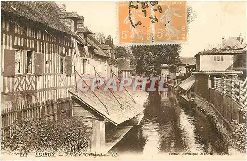 Cartes postales LISIEUX - vue sur l'Orbiquet