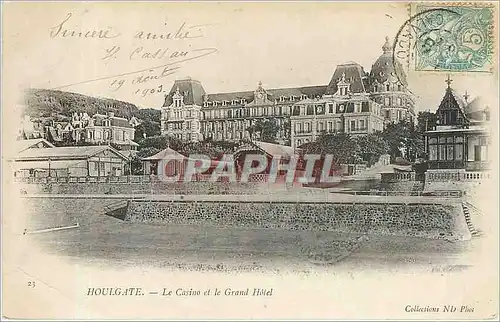Ansichtskarte AK HOULGATE (Calvados) - Le Casino et le Grand Hotel