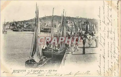 Ansichtskarte AK HONFLEUR - L'Avant-Port Bateaux