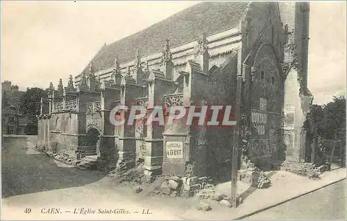 Ansichtskarte AK CAEN - Eglise Saint-Gilles