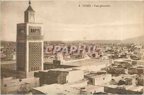 Cartes postales TUNIS - Vue g�n�rale