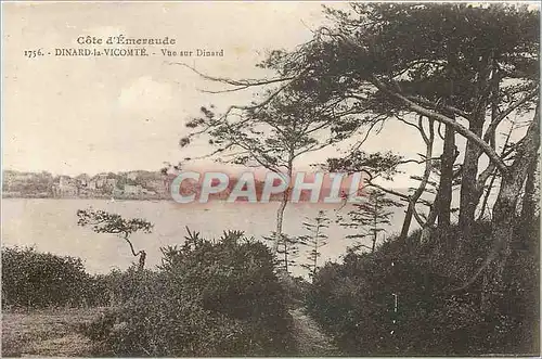 Ansichtskarte AK Cote d'Emeraude DINARD-la-VICOMTE - Vue sur Dinard