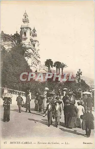 Cartes postales MONTE-CARLO - Terrasse du Casino