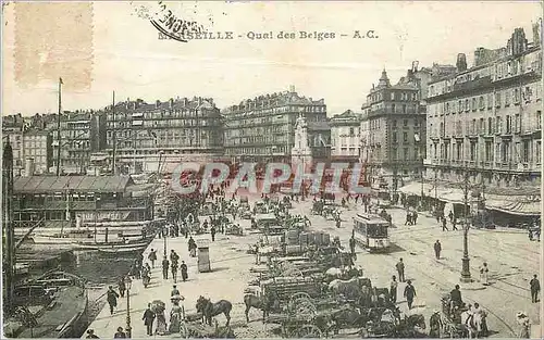 Cartes postales MARSEILLE - Quai des belges