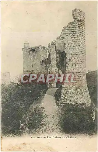 Ansichtskarte AK VENDOME - Les ruines du Ch�teau