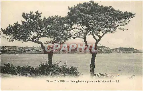 Cartes postales DINARD - Vue g�n�rale prise de la Vicomt�