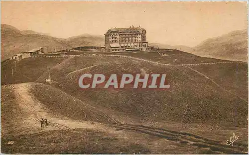 Ansichtskarte AK LUCHON-SUPERBAGNERES La Gare et le Grand-Hotel