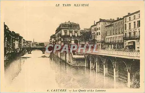 Cartes postales CASTRES - Les Quais et les Lavoirs