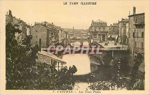 Cartes postales CASTRES - Les Trois Ponts