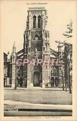 Cartes postales SAINT-ETIENNE (Loire) - Eglise Saint-Roch