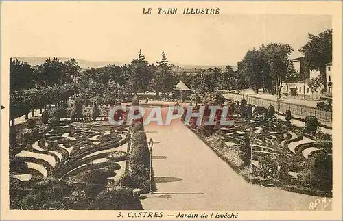 Cartes postales CASTRES - Jardin de l'Ev�ch�