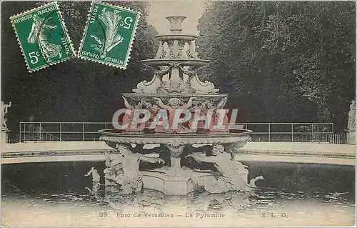 Cartes postales Parc de Versailles - La Pyramide