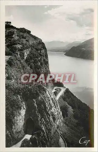 Cartes postales AIX-LES-BAINS La route de la Chambotte et le Lac du Bourget