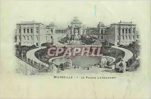 Cartes postales Marseille - Le Palais Longchamp