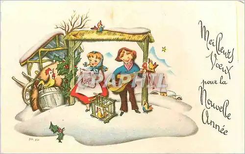 Cartes postales meilleurs v�ux pour la nouvelle ann�e