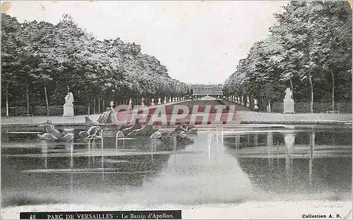 Cartes postales PARC DE VERSAILLES - Le Bassin d'Apollon