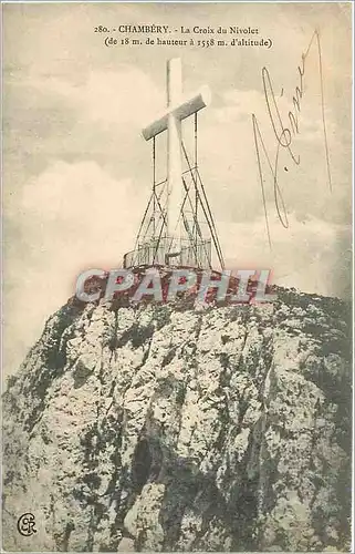 Cartes postales CHAMBERY - La Croix du Nivolet