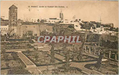 Cartes postales RABAT - Jardin et Kasbah des Oudaia