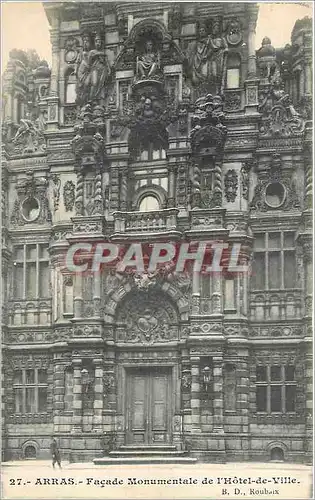 Ansichtskarte AK Fa�ade Monumentale de l'Hotel de Ville