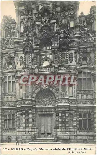 Cartes postales Fa�ade Monumentale de l'Hotel de Ville