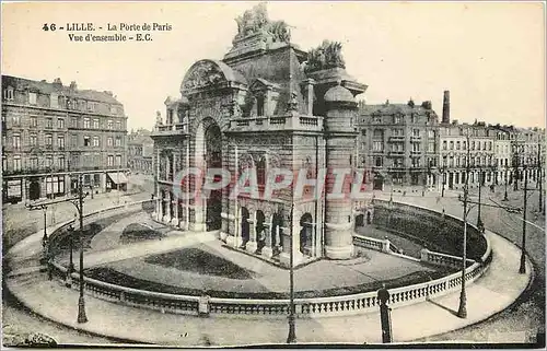 Cartes postales Lille - La Porte de Paris - Vue d'ensemble