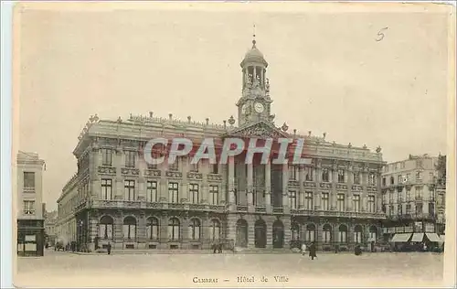 Cartes postales Cambrai l'Hotel de Ville